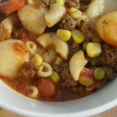 Ground Beef & Vegetable Soup