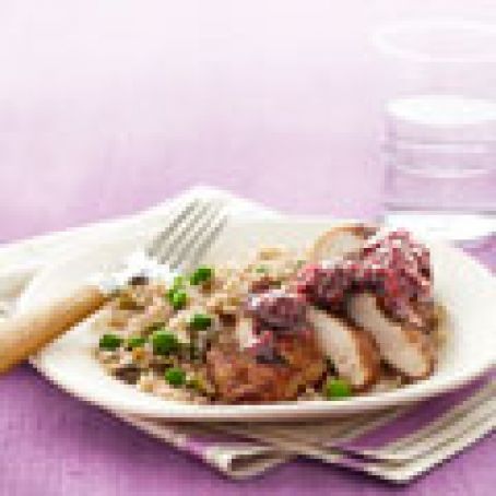 Chicken with Berry Sauce