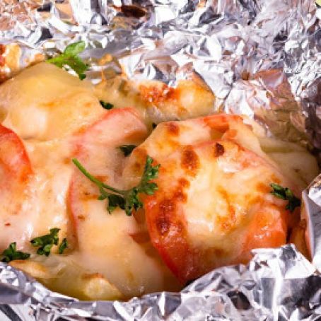 Italian Chicken Foil Packet – 12 Tomatoes