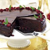 Chocolate Cranberry Torte