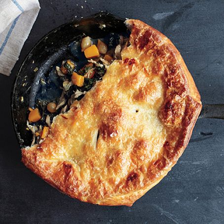 Chicken Pot Pie with Butternut Squash