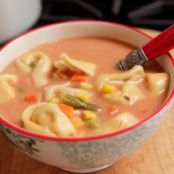 Veggie Tortellini Soup