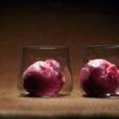 Cranberry and Vanilla Bean Sorbet