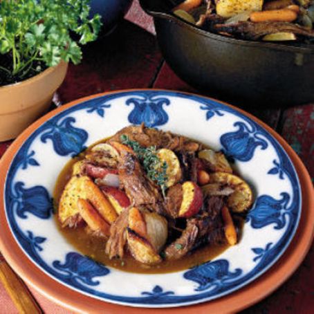 Pot Roast with Roasted Vegetables