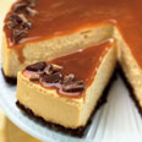 Toffee Crunch Caramel Cheesecake