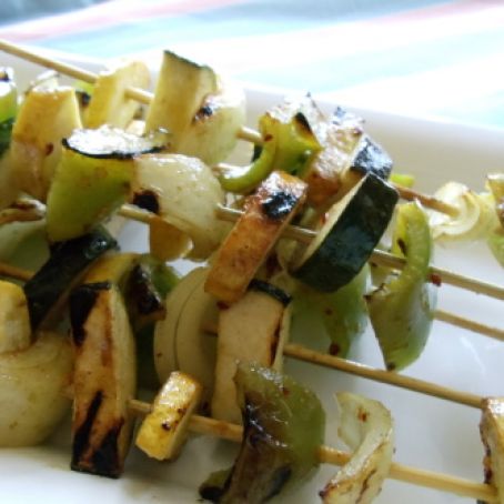 Grilled Vegetables with a Tangy Sauce