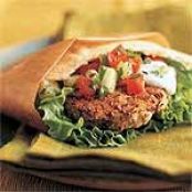 Flaxseed Falafel Sandwich
