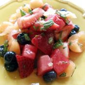 Summer Fruit Salad with Mint & Limoncello