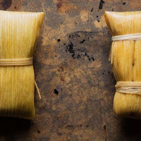 Chicken-and-Poblano Tamales