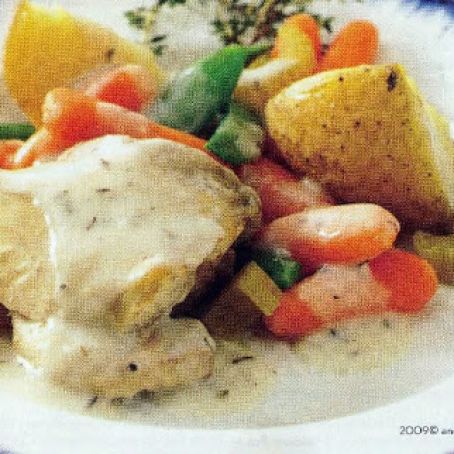 Creamy Herbed chicken Stew