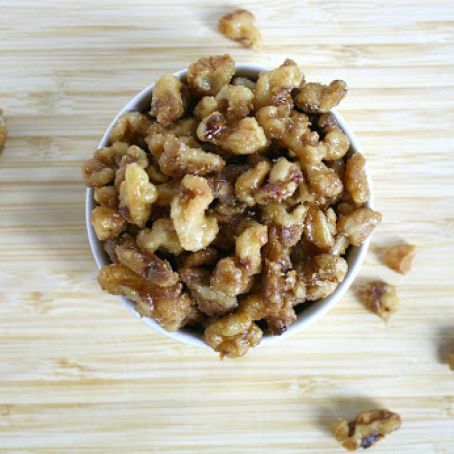 Maple-Vanilla Candied Nuts