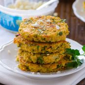 Sun-dried Tomato and Feta Quinoa Cakes
