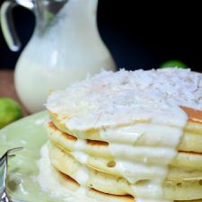 Key Lime Cheesecake Pancakes