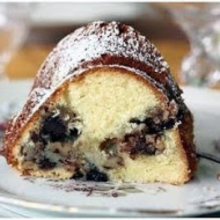 Nutty, Chocolaty, Swirly Sour Cream Bundt Cake