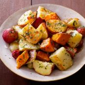 Potatoes- Mixed Roasted Potatoes With Herb Butter