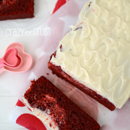 RED VELVET CHEESECAKE LOAF