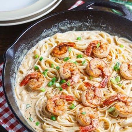 Cajun Shrimp Fettuccine Alfredo