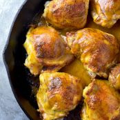 Honey Mustard Baked Chicken Thighs Recipe