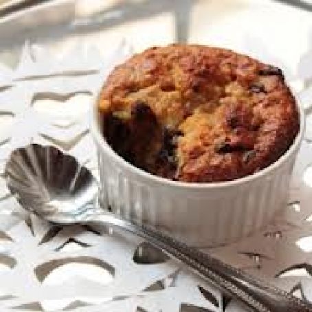 Eggnog Panettone Bread Pudding