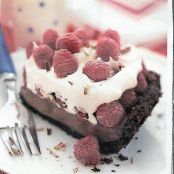 Black Bottom Raspberry Cream Pie
