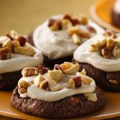 Nutty Chocolate-Irish Cream Cookies