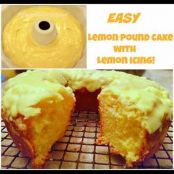 Lemon Pound Cake with Lemon Icing