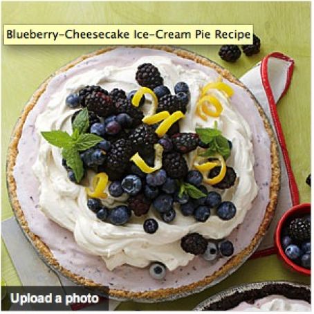 Blueberry-Cheesecake Ice-Cream Pie