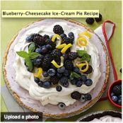 Blueberry-Cheesecake Ice-Cream Pie