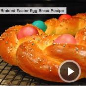 Braided Easter Egg Bread