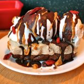 Raw Brownie Ice Cream Explosion Vegan