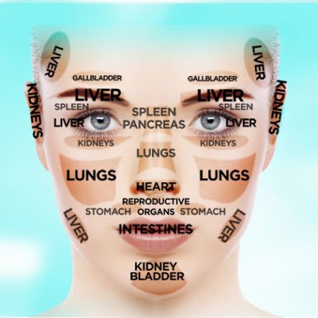 Chinese Facial-Reading Chart