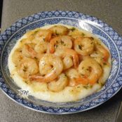 Lemon-Garlic Shrimp & Parmesan Grits