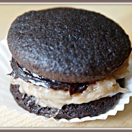 German Chocolate Whoopie Pies