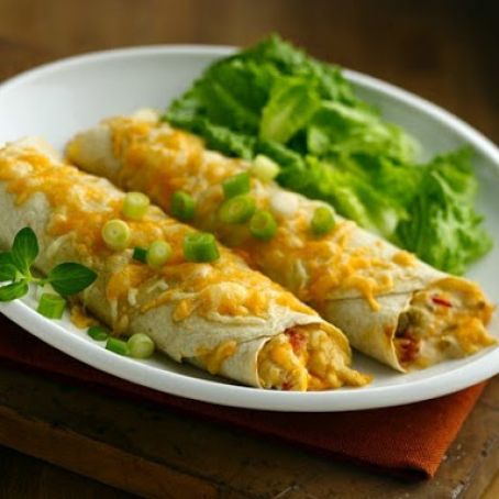 Easy Chicken and Cheese Enchiladas