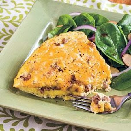 Sausage and Cheese Frittata