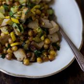 Lemony Chickpea Stir-Fry