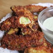 Avocado Fries with Jalapeno Cilantro Dipping Sauce