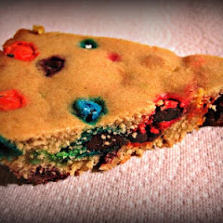 M & M Cookie Pie