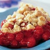 Almond Crumble Cherry Pie