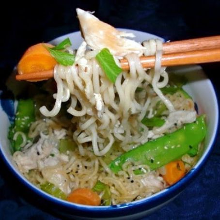 Chicken Noodle Ramen Soup