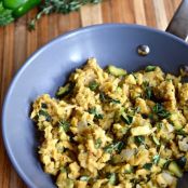 Chickpea Scramble with Zucchini and Thyme