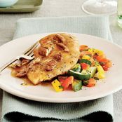 Chicken Cutlets with Pecan Sauce