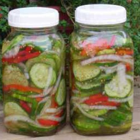 Fresh Pickled Cucumber Salad...