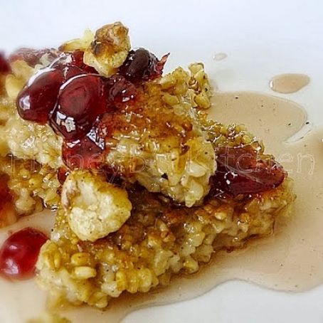 Griddled Steel Cut Oatcakes