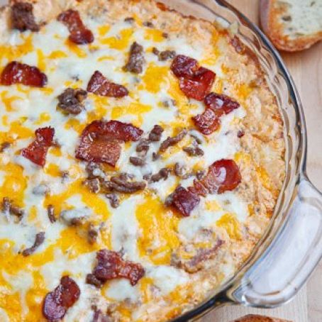 Bacon Double Cheese Burger Dip