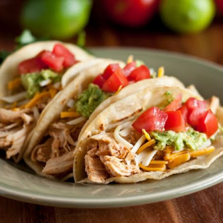 Shredded Chicken Taco