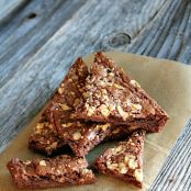 Dark Chocolate Toffee Brownie Bark