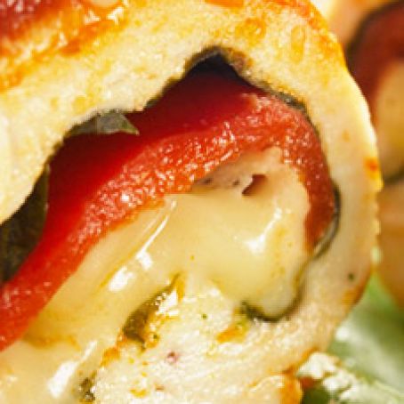 Chicken Mozzarella Roll-Ups