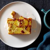 Savory Apple-Bacon Bread Pudding