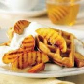 Buttermilk Waffles with Grilled Fruit